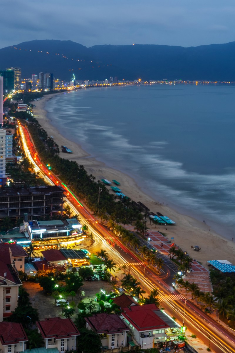 My Khe beach at dusk