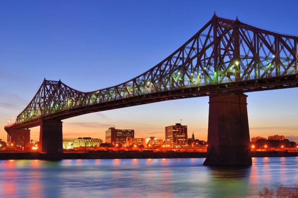 sunset at tien son bridge riverbank